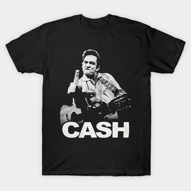 johnny cash fuck T-Shirt by Experience_art